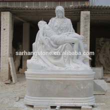 Handsome stone carving marble woman sculpture male naked statue